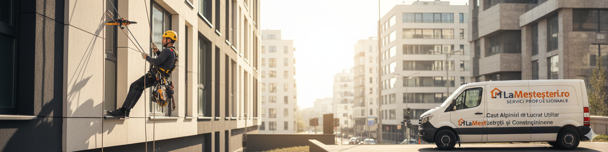 Caut alpinist utilitar pentru lucrări de construcții și întreținere