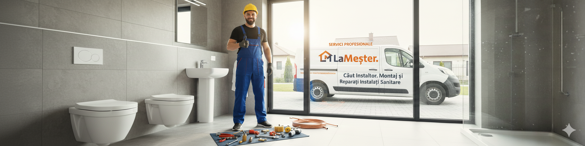 Caut instalator montaj și reparații instalații Sanitare