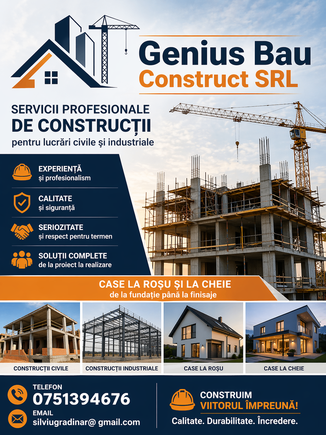 Servicii profesionale de construcții