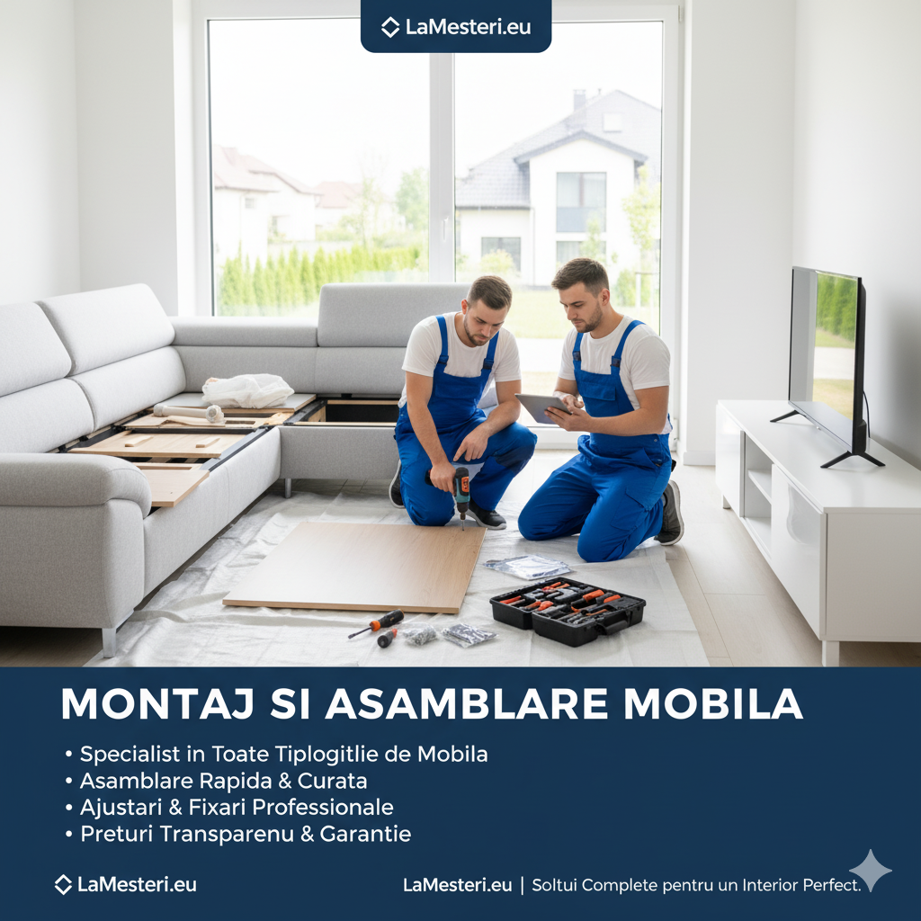 Servicii de montaj și asamblare mobilă în Ilfov 